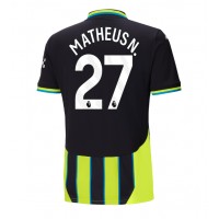 Maglie da calcio Manchester City Matheus Nunes #27 Seconda Maglia 2024-25 Manica Corta